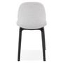 Voir la diapositive 5 : Paris Prix Chaise Design en Tissu  Tikel  81cm Gris & Noir