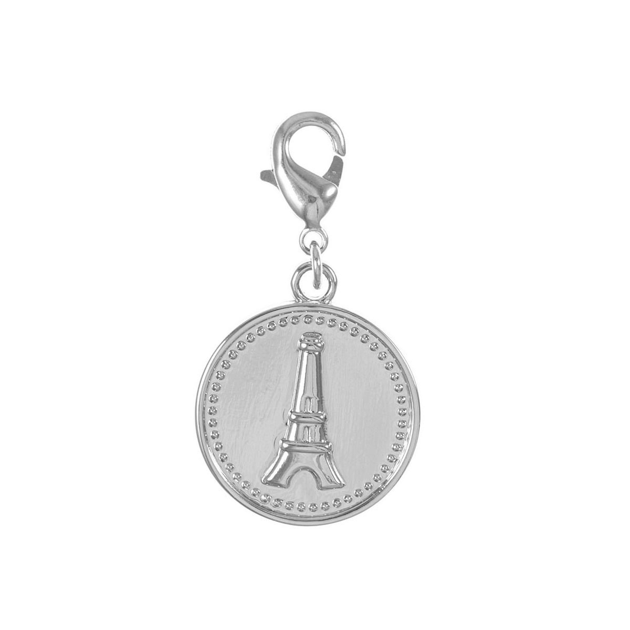 SC CRYSTAL Charm médaille Tour Eiffel SC Crystal