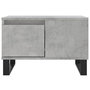 Voir la diapositive 5 : VIDAXL Table basse gris beton 55x55x36,5 cm bois d'ingenierie