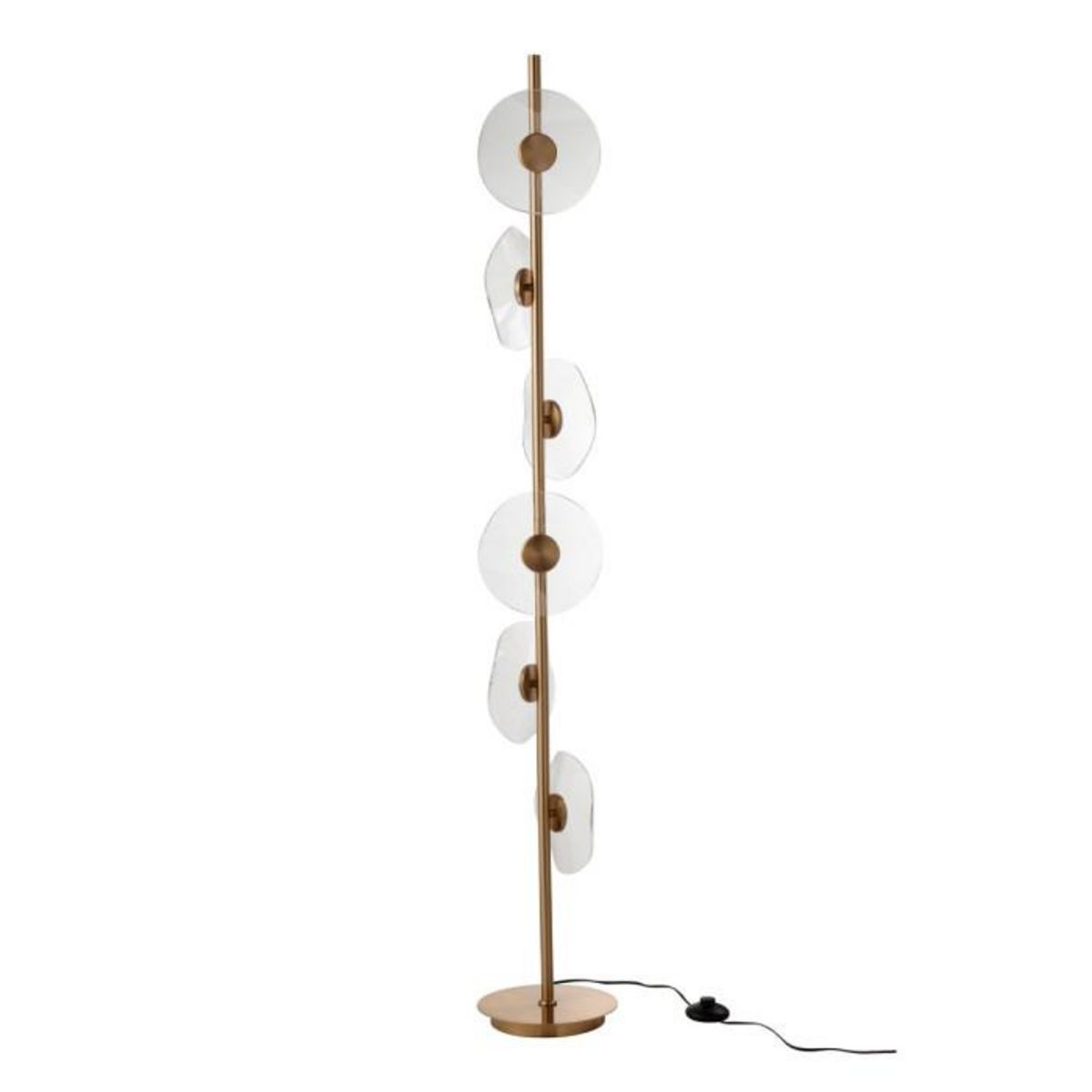 Paris Prix Lampadaire Fleur à LED en Métal  Lela  150cm Or