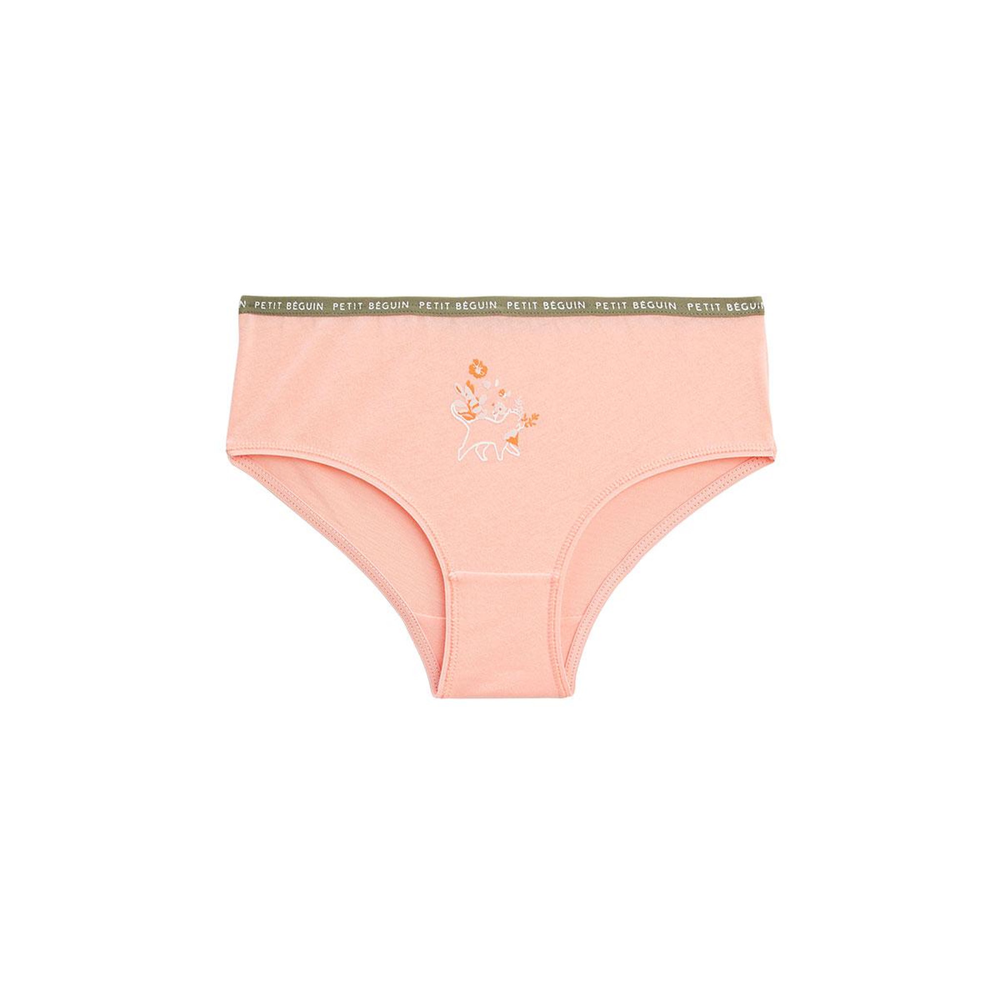 Voir la diapositive 4 : PETIT BEGUIN Lot de 3 culottes fille cat