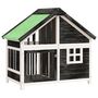 Voir la diapositive 2 : VIDAXL Chenil gris 96x60,5x87 cm bois de pin solide