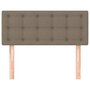 Voir la diapositive 3 : VIDAXL Tete de lit Taupe 80x5x78/88 cm Tissu