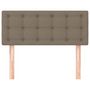 Voir la diapositive 3 : VIDAXL Tete de lit Taupe 80x5x78/88 cm Tissu