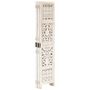 Voir la diapositive 2 : VIDAXL Cloison de separation 5 panneaux Blanc 200x165 cm Bois manguier