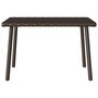 Voir la diapositive 4 : VIDAXL Table basse de jardin rectangulaire marron 60x40x37 cm rotin