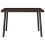 Voir la diapositive 4 : VIDAXL Table basse de jardin rectangulaire marron 60x40x37 cm rotin