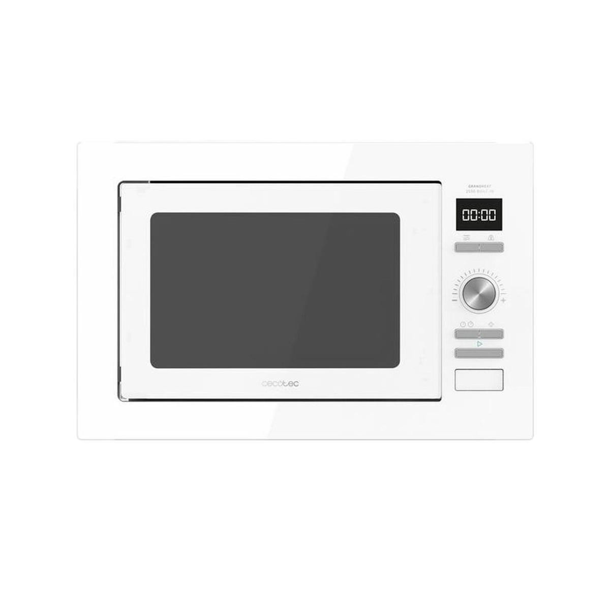 CECOTEC Micro-ondes Cecotec 900W encastrable avec grill 1000W et 5 niveaux de puissance