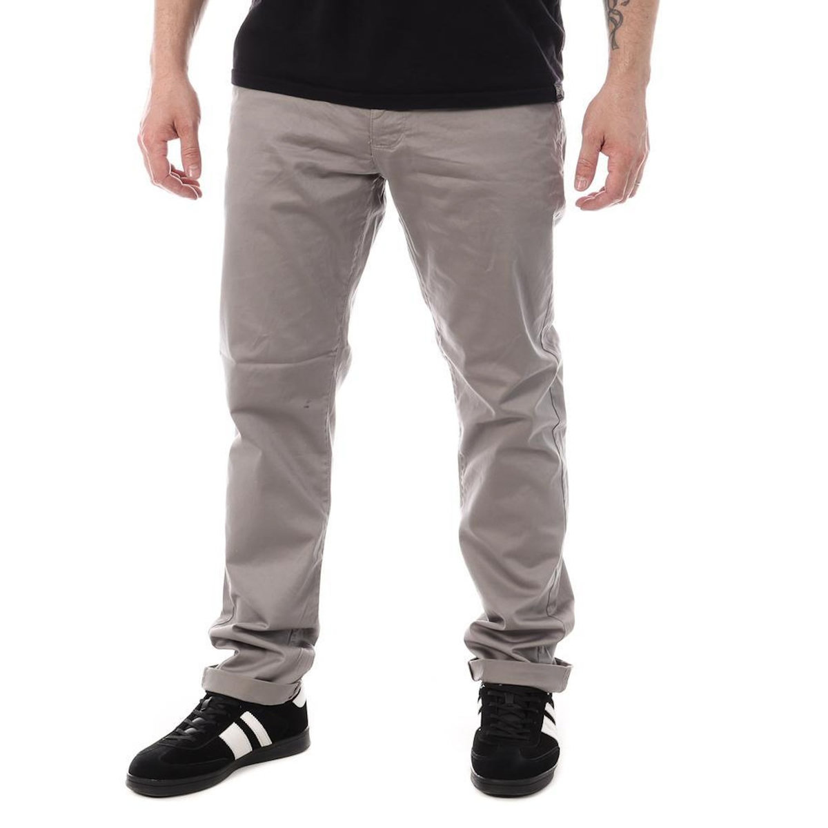PANAME BROTHERS Chino Gris Clair Homme Paname Brothers Costa