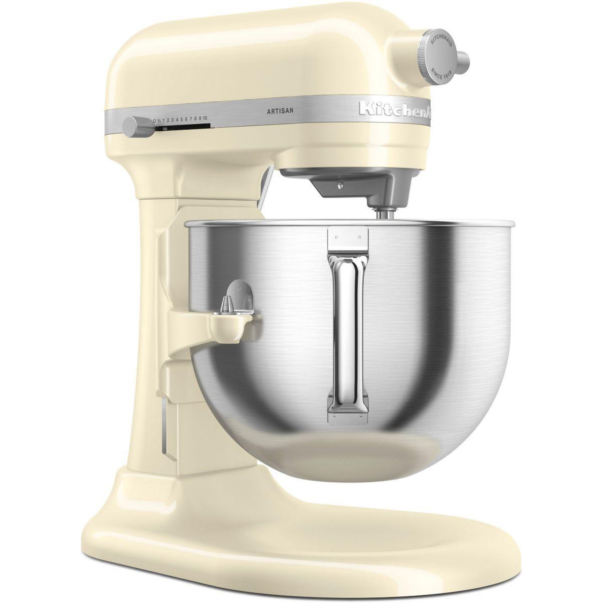 Voir la diapositive 2 : KitchenAid Robot pâtissier 5KSM70SHXEAC à bol relevable 6.6L Crème