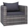 Voir la diapositive 3 : VIDAXL Salon de jardin 6 pcs et coussins et oreillers Resine tressee