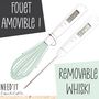 Voir la diapositive 4 : SCRAPCOOKING Fouet et thermomètre 2 en 1 pour pâtisserie