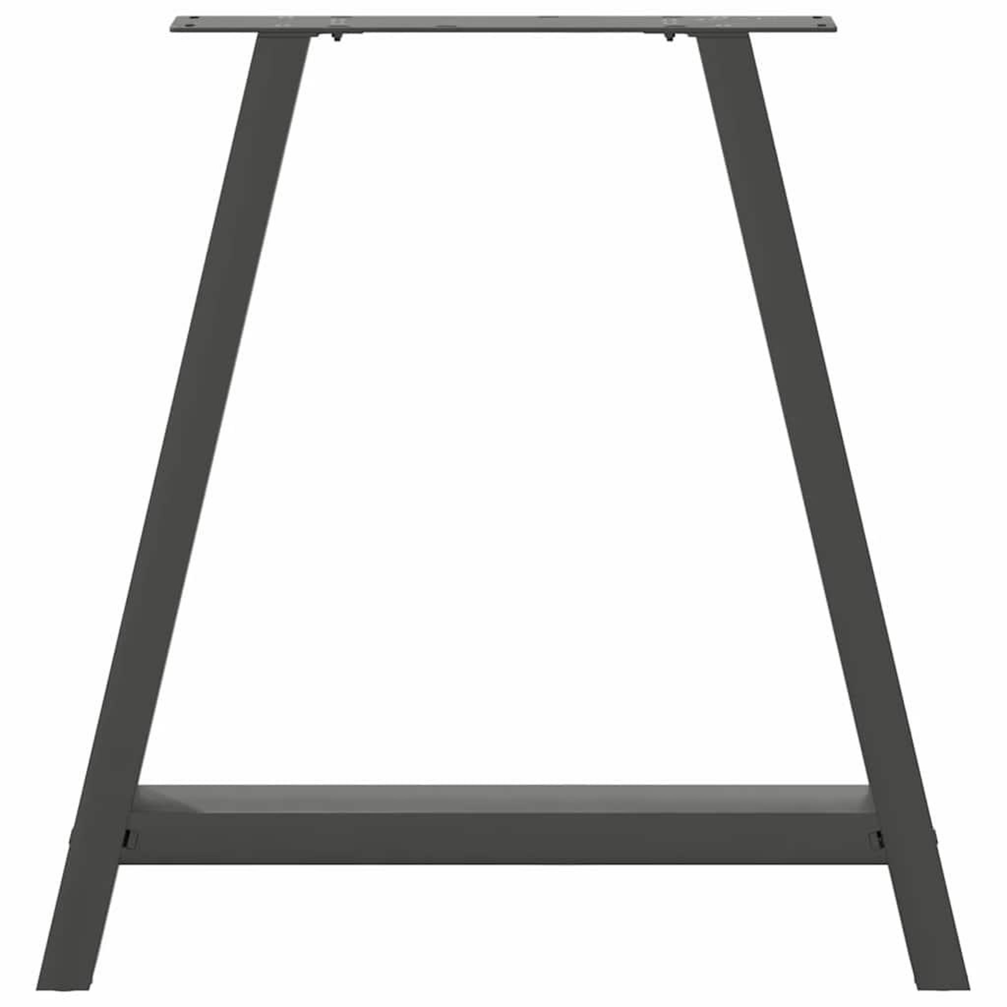 Voir la diapositive 5 : VIDAXL Pieds de table basse forme de A 2 pcs anthracite 80x(72-73) cm