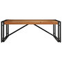 Voir la diapositive 2 : VIDAXL Table basse 100x100x35 cm bois massif acacia