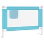 Voir la diapositive 2 : VIDAXL Barriere de securite de lit enfant Bleu 90x25 cm Tissu