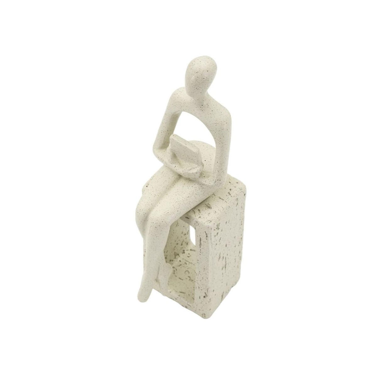 Paris Prix Statuette Déco Seule  Stons  24cm Crème