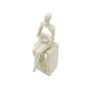 Voir la diapositive 4 : Paris Prix Statuette Déco Seule  Stons  24cm Crème