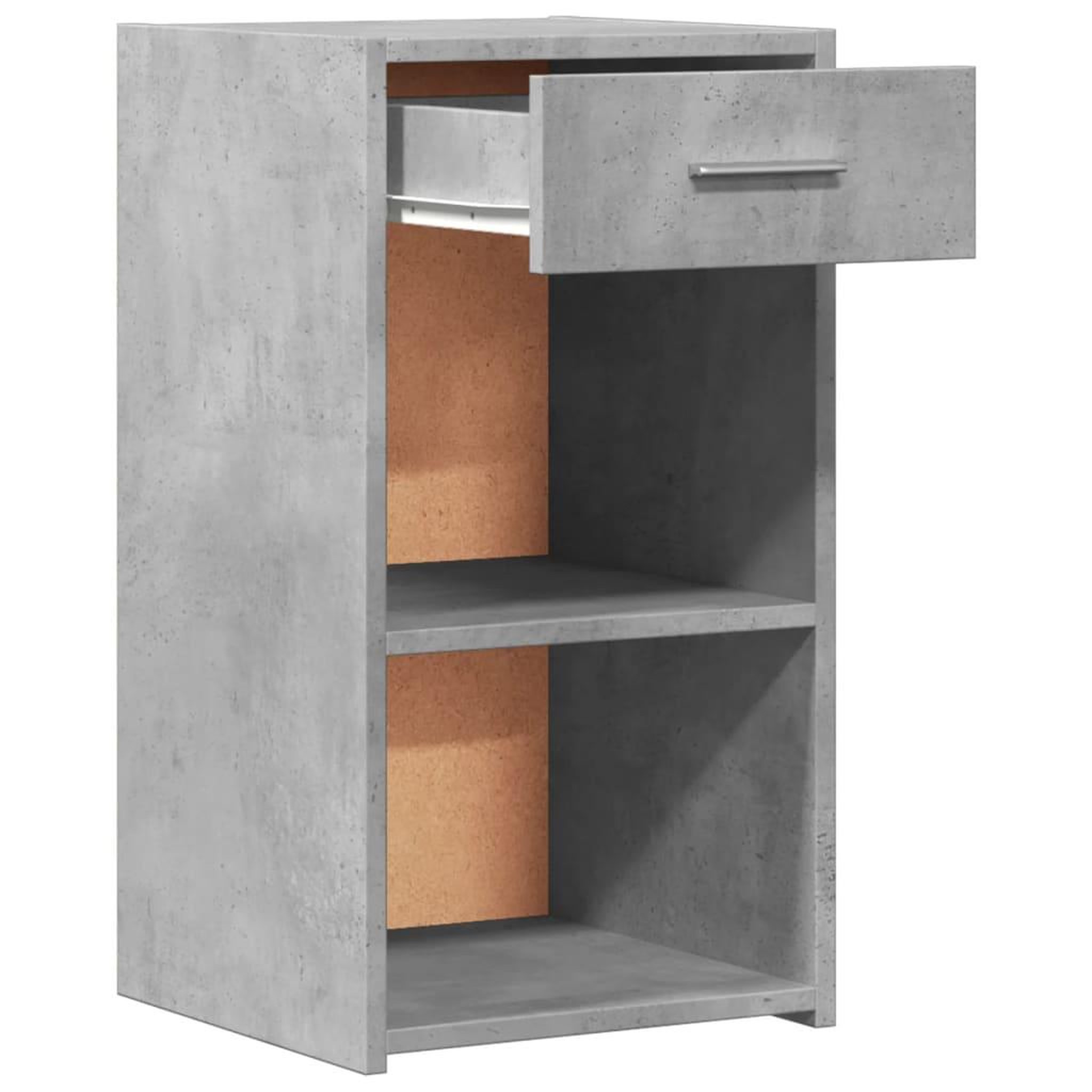 Voir la diapositive 5 : VIDAXL Tables de chevet 2 pcs gris beton 35x34x65 cm bois ingenierie