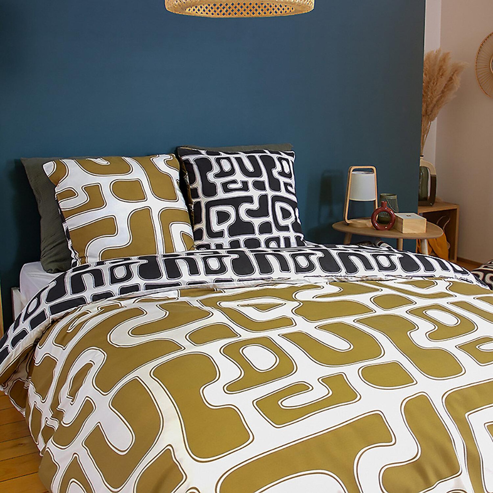 Voir la diapositive 3 : Home collection Parure housse de couette 100% microfibre, baka