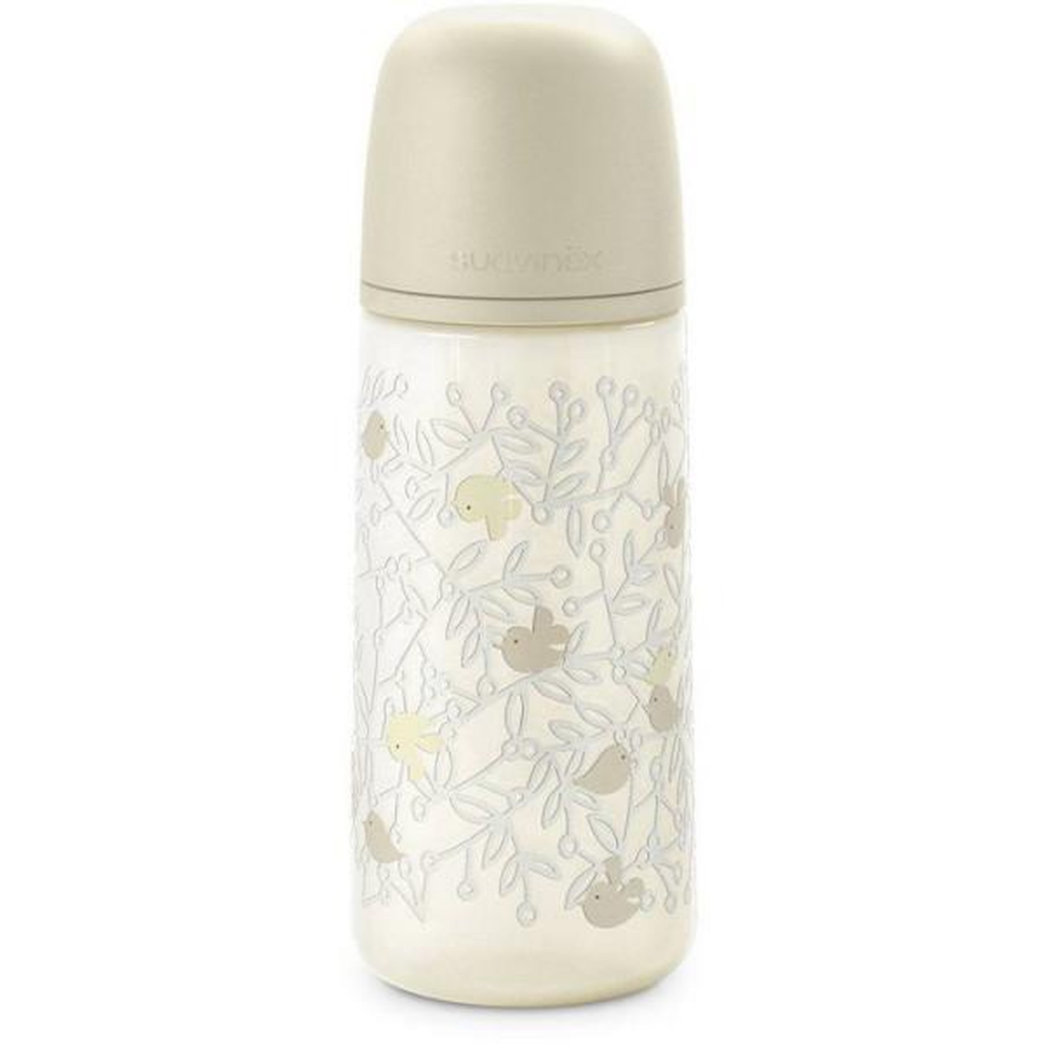 Suavinex Biberon - SUAVINEX - Birdies - Tétine SX Pro L - 360 ml - 6 mois et plus - Beige