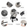 Voir la diapositive 5 : HAUCK Pare soleil de pousette Pushchair Sunshade