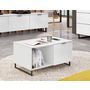 Voir la diapositive 1 : BEST MOBILIER Barbara - table basse - blanc - 100 cm