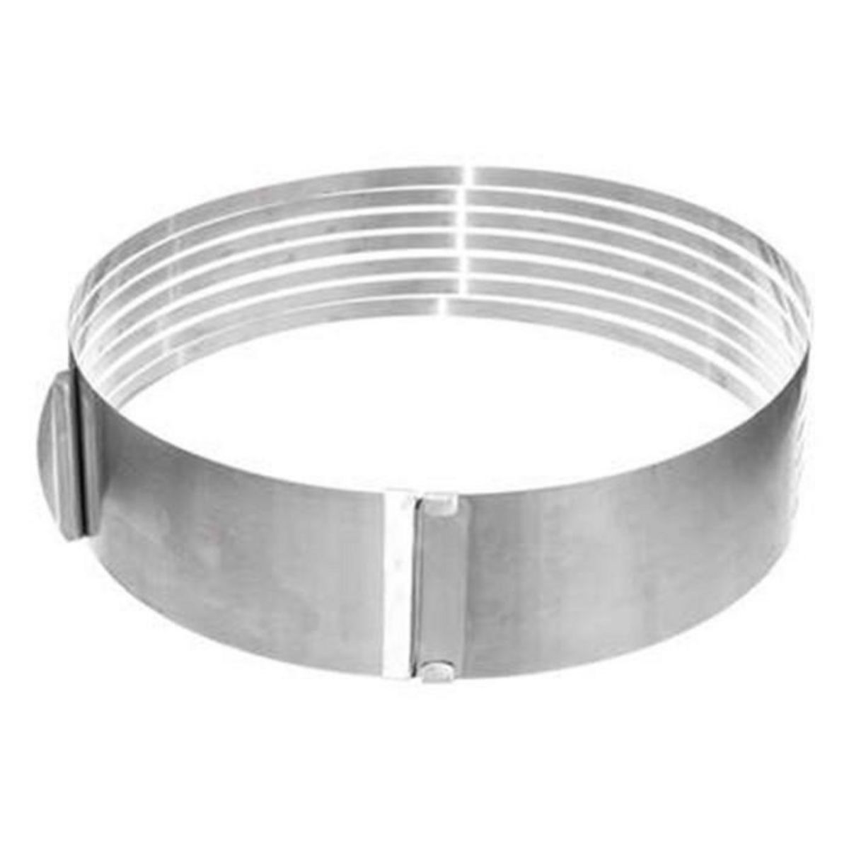 FIVE Cercle Extensible Inox  Génoise  24-30cm Argent