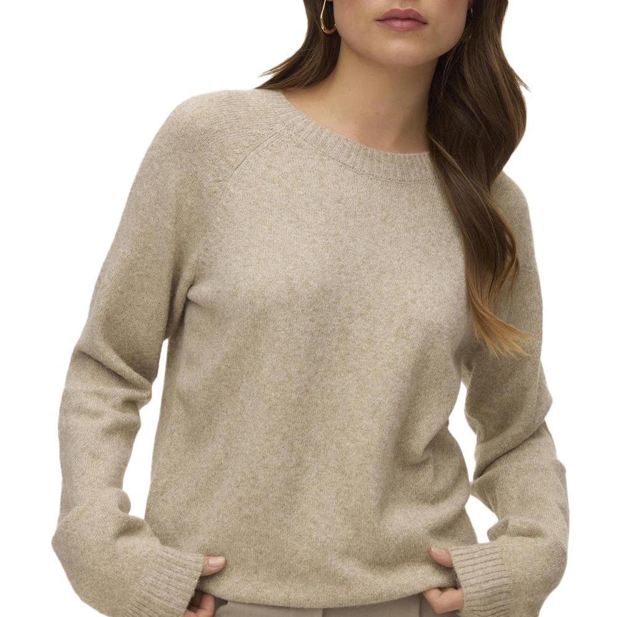 Voir la diapositive 2 : Vero Moda Pull beige femme vero moda doffyshine