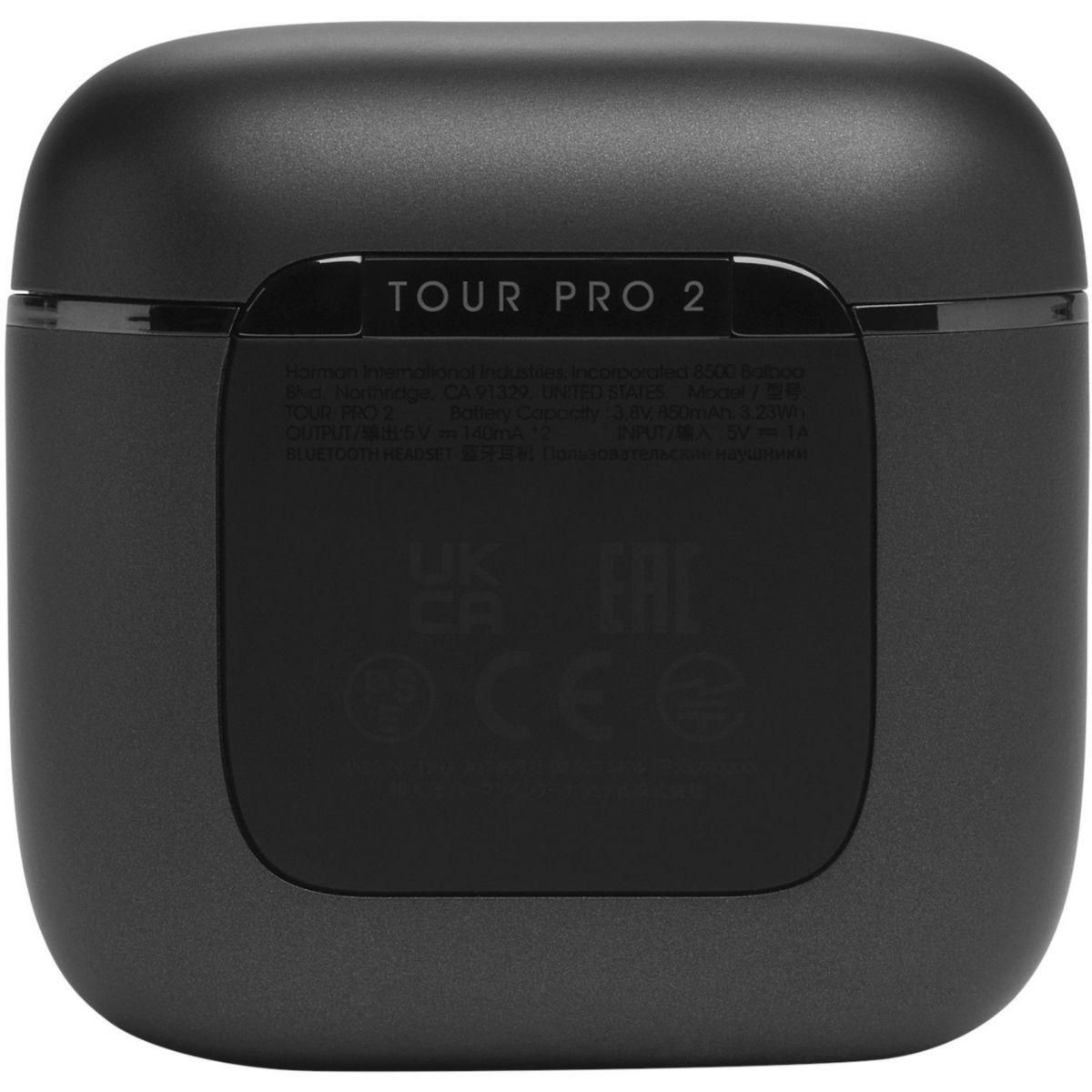 JBL Ecouteurs TOUR PRO 2 Noir