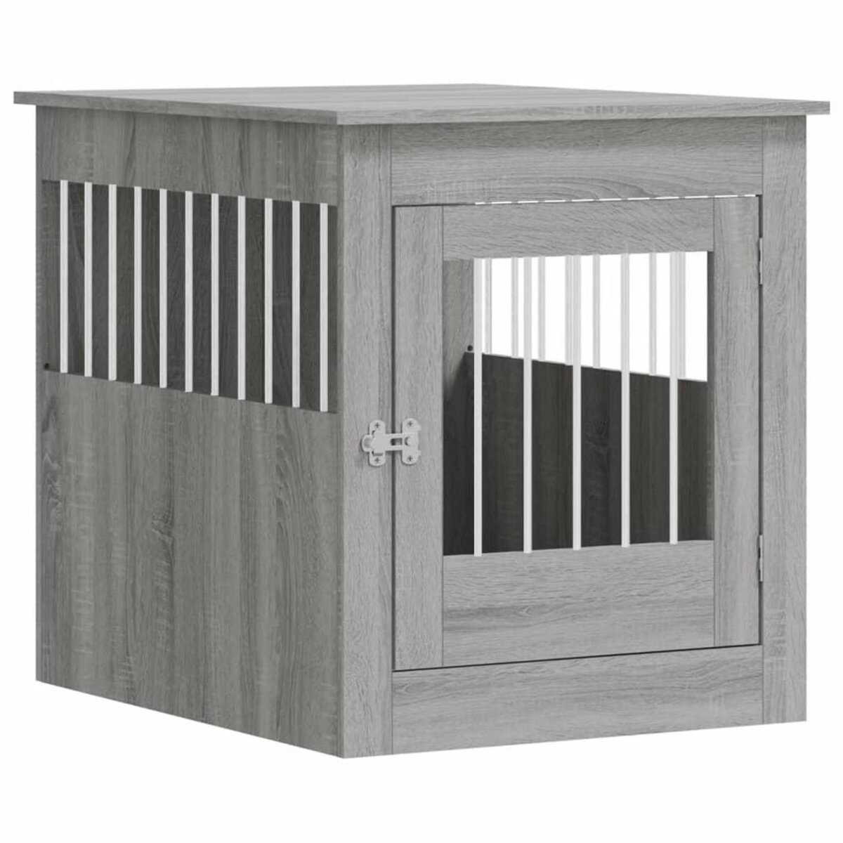 VIDAXL Meuble de cage pour chiens sonoma gris 64,5x80x71 cm