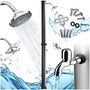 Voir la diapositive 1 : tectake Douche solaire 20 litres noir/gris