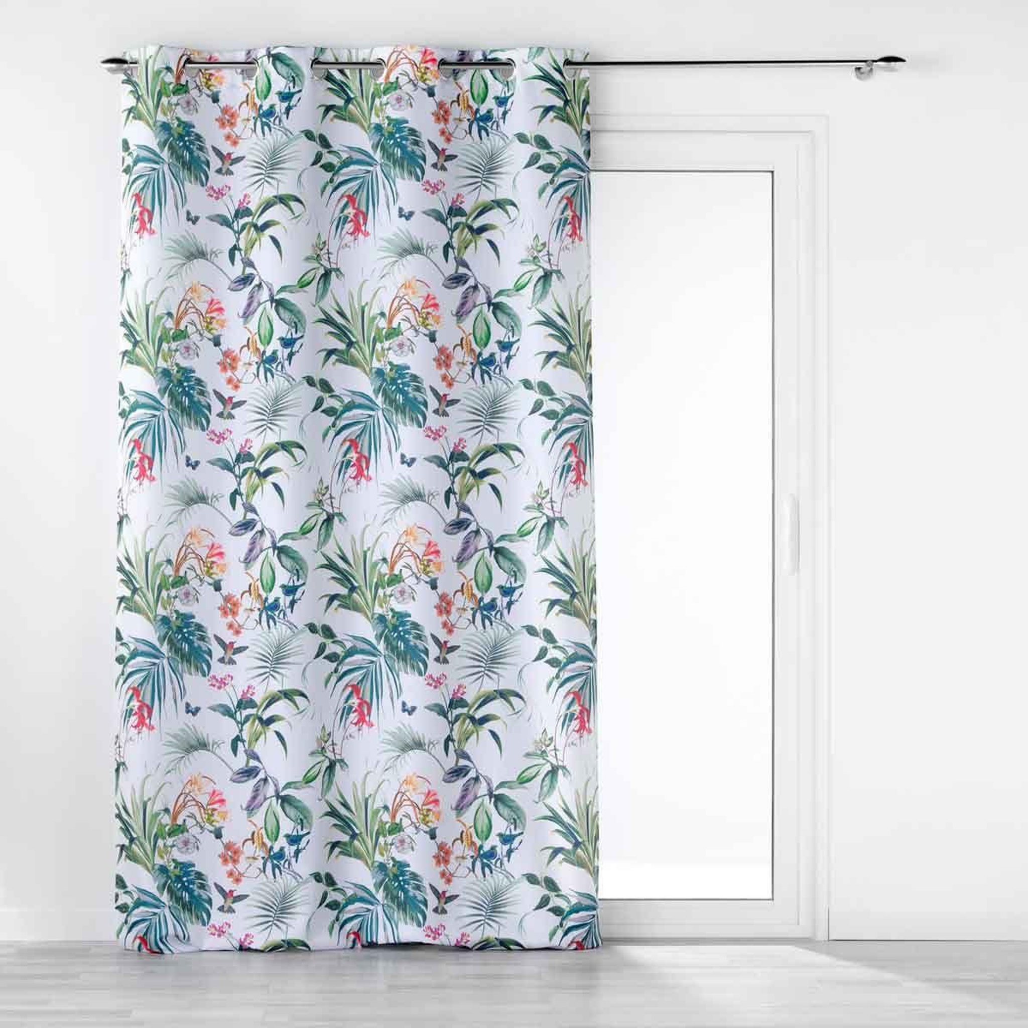 Douceur d'Intérieur Rideau à œillets  féerie  140x260cm blanc