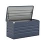 Voir la diapositive 1 : Habitat et Jardin Coffre de jardin métal  Store  - 480 L - 132 x 61 x 60 cm - Gris