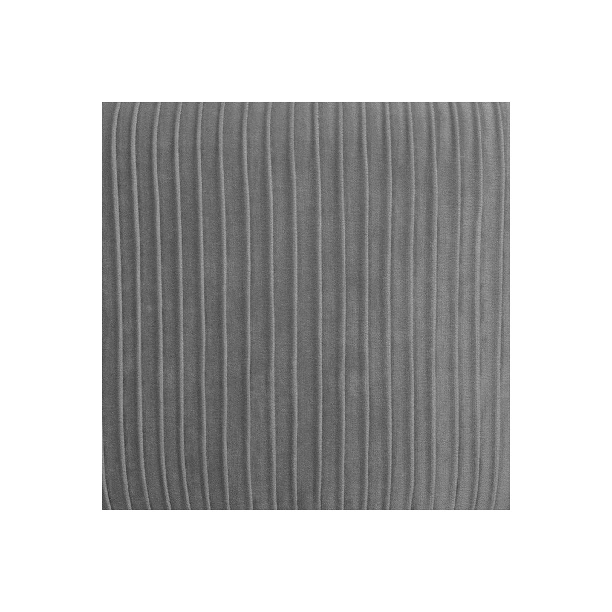 Voir la diapositive 2 : ATMOSPHERA Tabouret design en velours  solaro  41cm gris