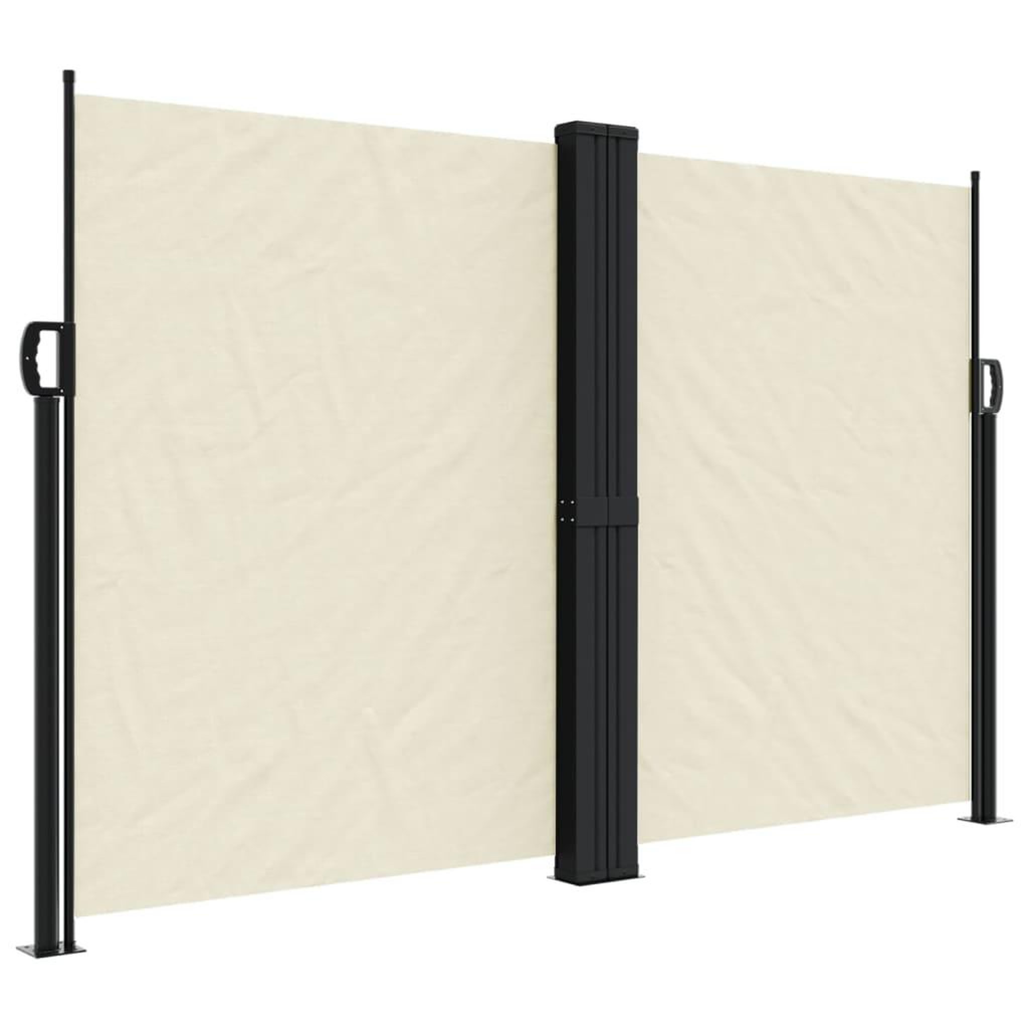 Voir la diapositive 2 : VIDAXL Auvent lateral retractable creme 160x1000 cm