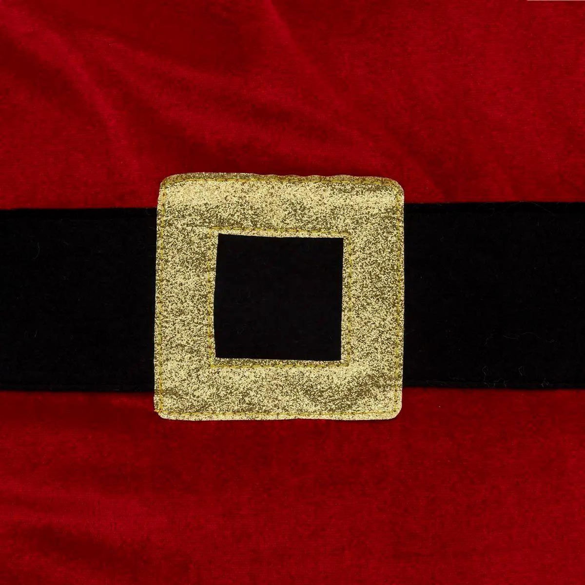 ATMOSPHERA Hotte de Noël  Veste Santa  70cm Rouge & Noir