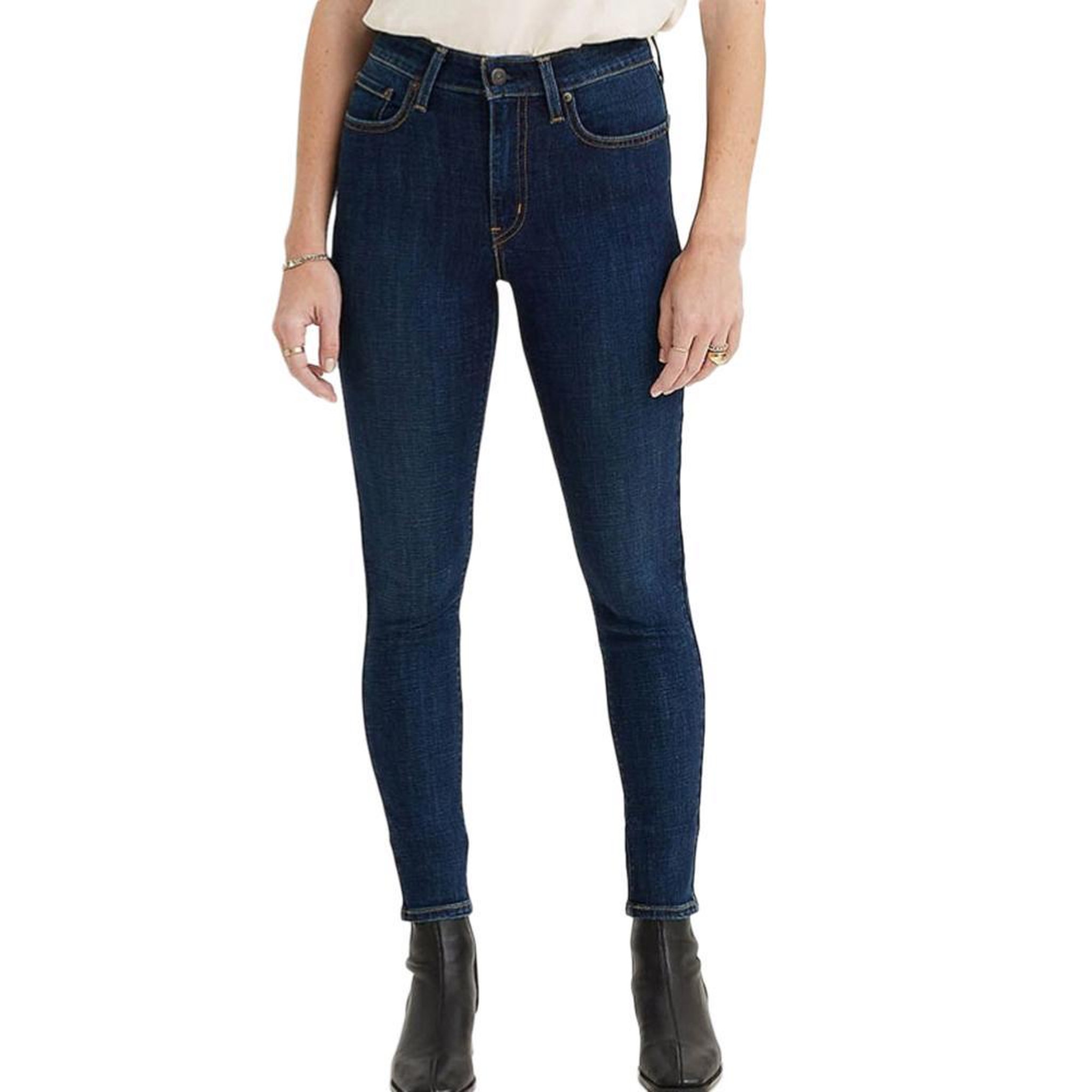 Levi's Jean skinny bleu foncé femme levi's 721. Coloris disponibles : Bleu