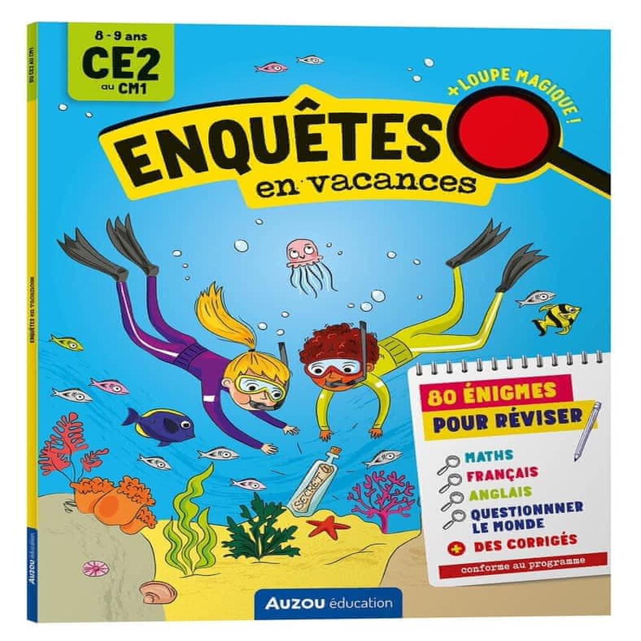 ENQUETES EN VACANCES CE2 AU CM1. AVEC UNE LOUPE MAGIQUE, Antartik