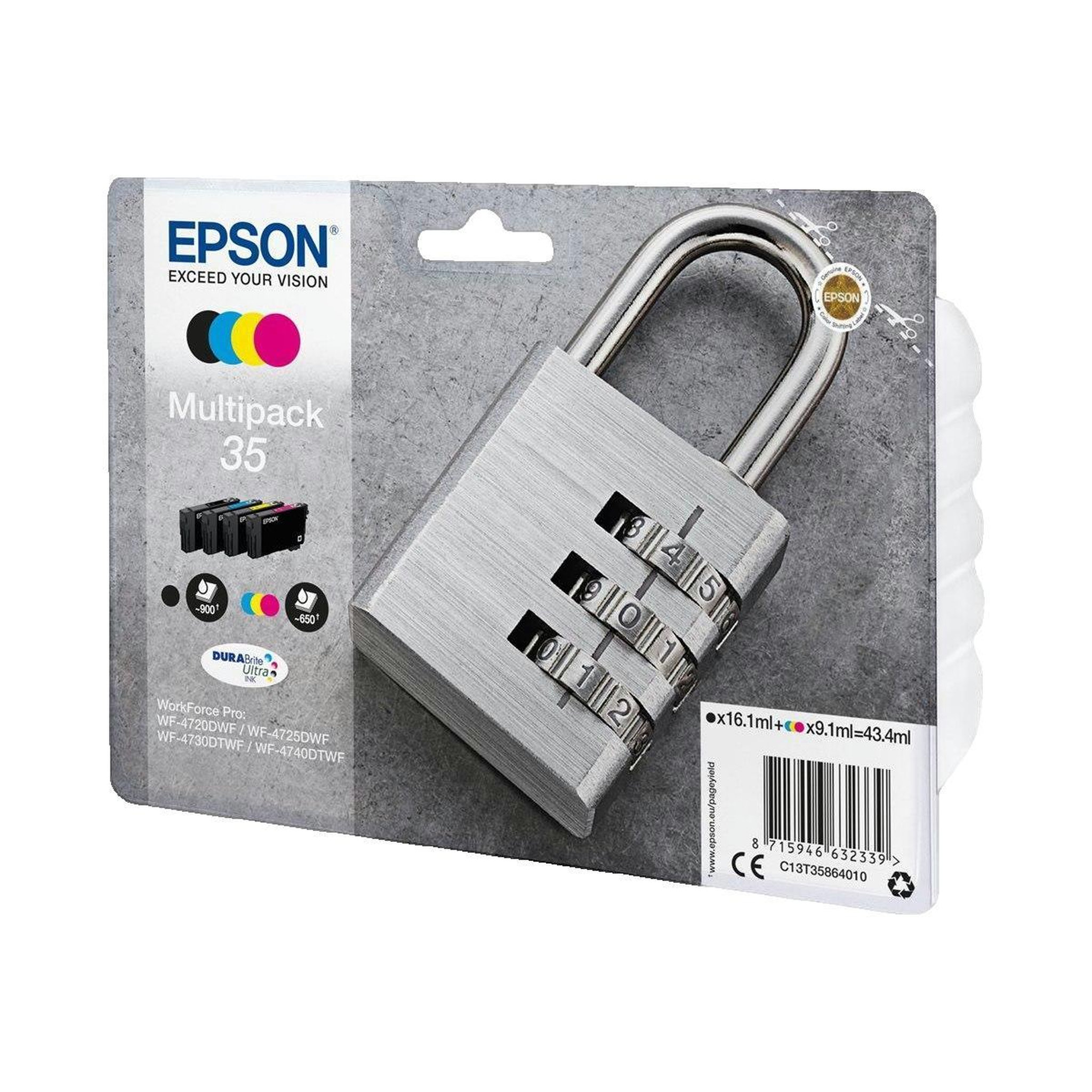 Epson Cartouches d'encre Epson Série 35 noir, jaune, cyan, magenta