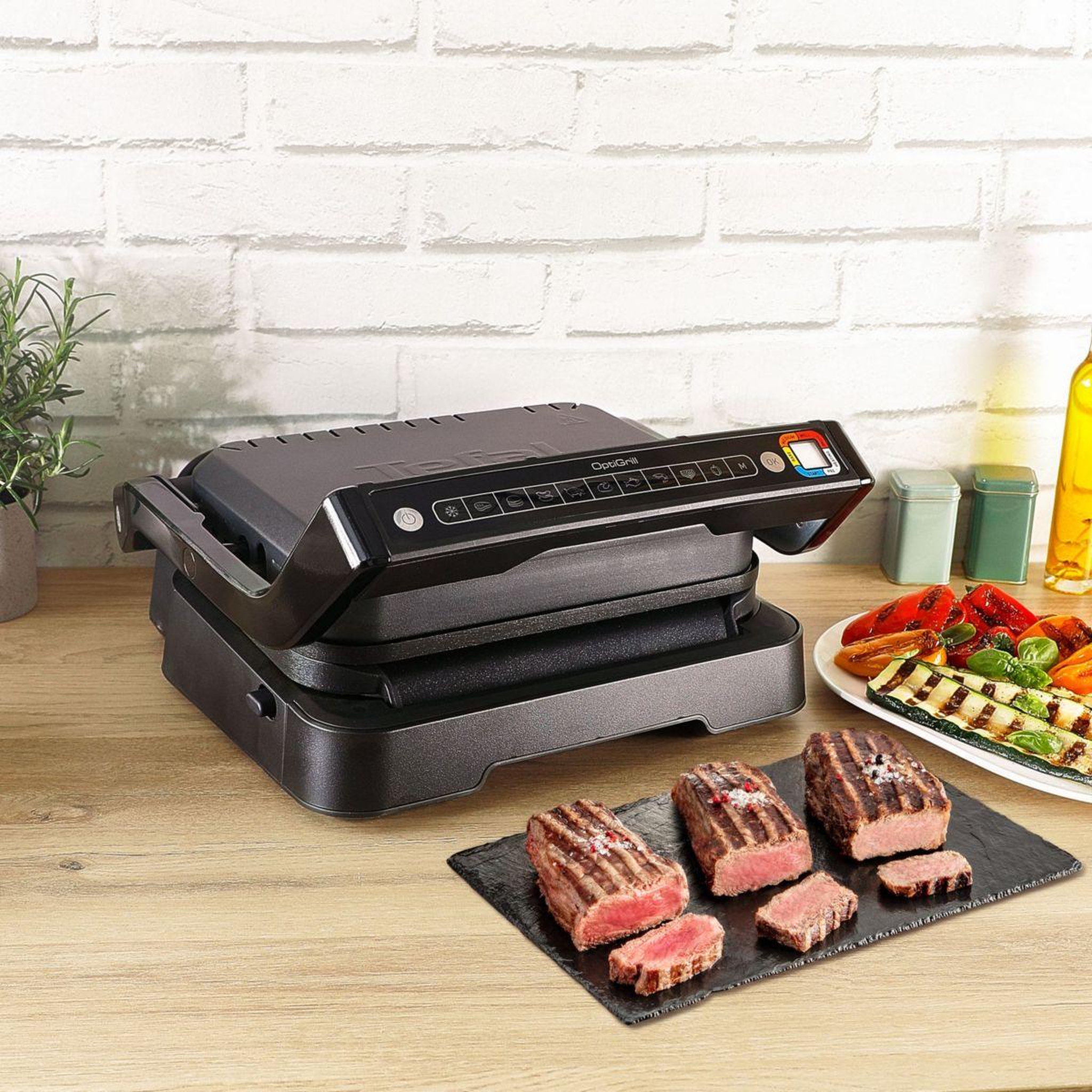 Voir la diapositive 4 : TEFAL Plancha électrique optigrill gc7758e0