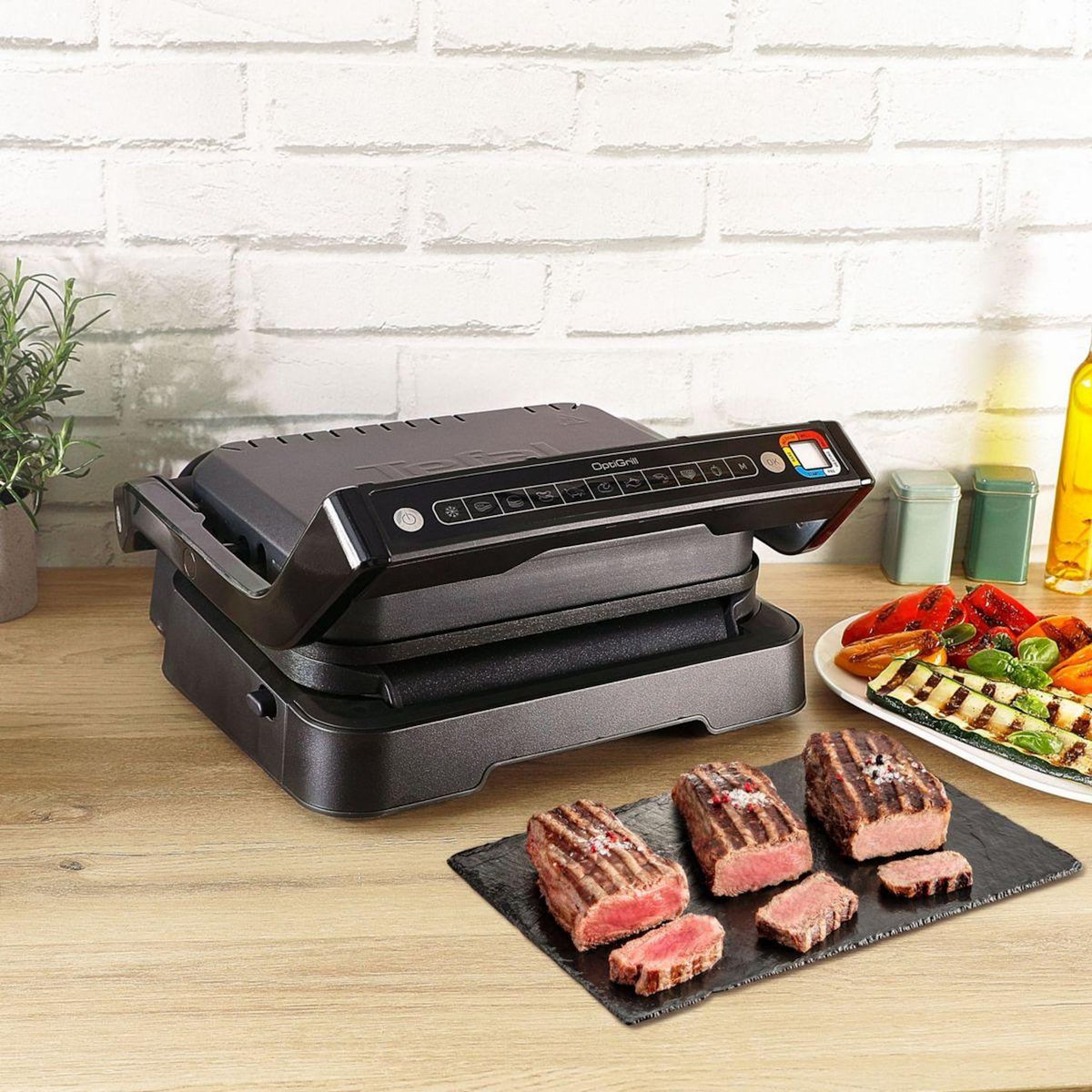 TEFAL Plancha électrique OptiGrill GC7758E0