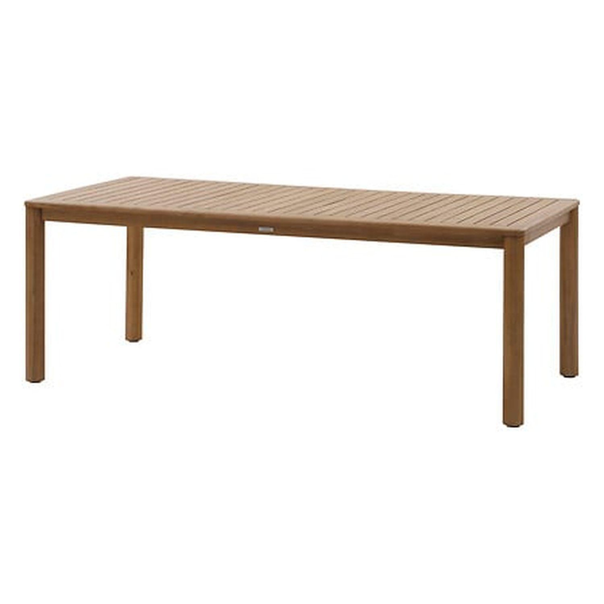 HESPERIDE Table de jardin fixe rectangulaire en bois deona - marron