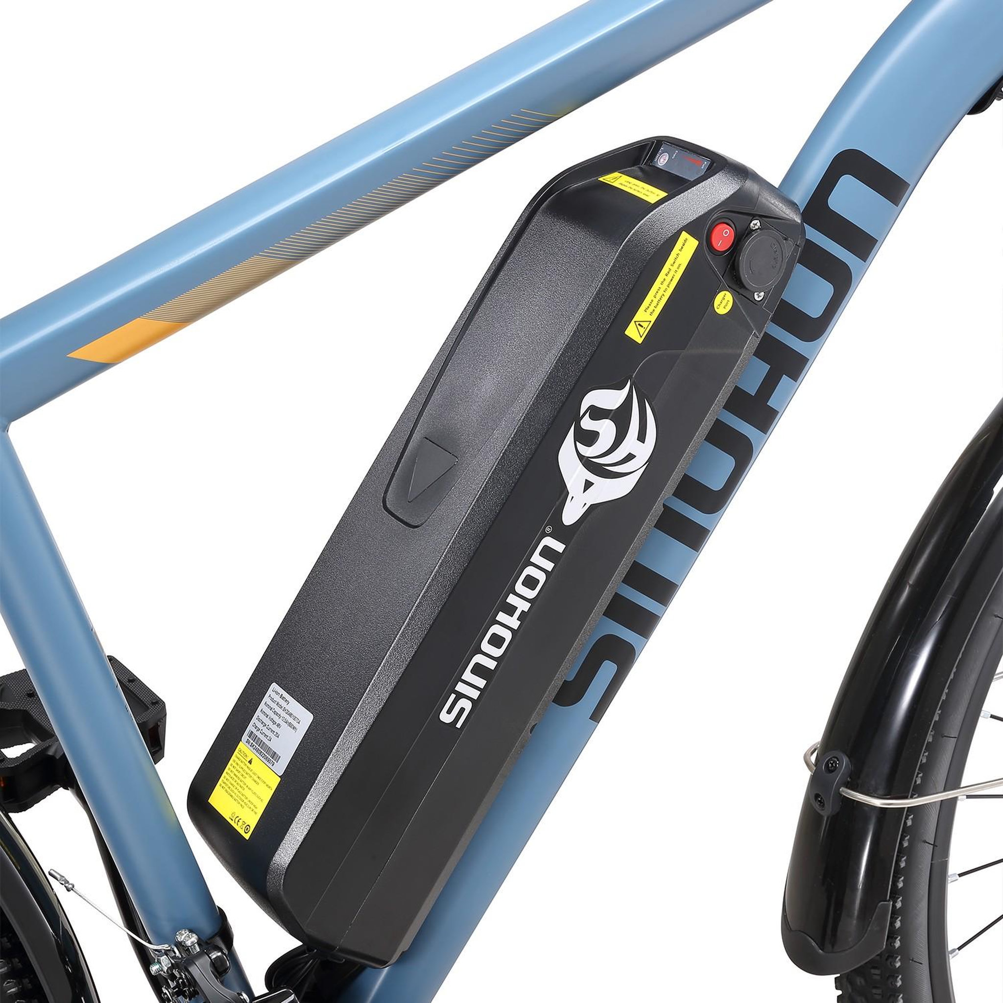 Voir la diapositive 6 : SINOHON Vélo de trekking électrique sinohon em200