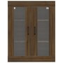 Voir la diapositive 3 : VIDAXL Armoire murale suspendue Chene marron 69,5x34x90 cm