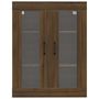 Voir la diapositive 3 : VIDAXL Armoire murale suspendue Chene marron 69,5x34x90 cm