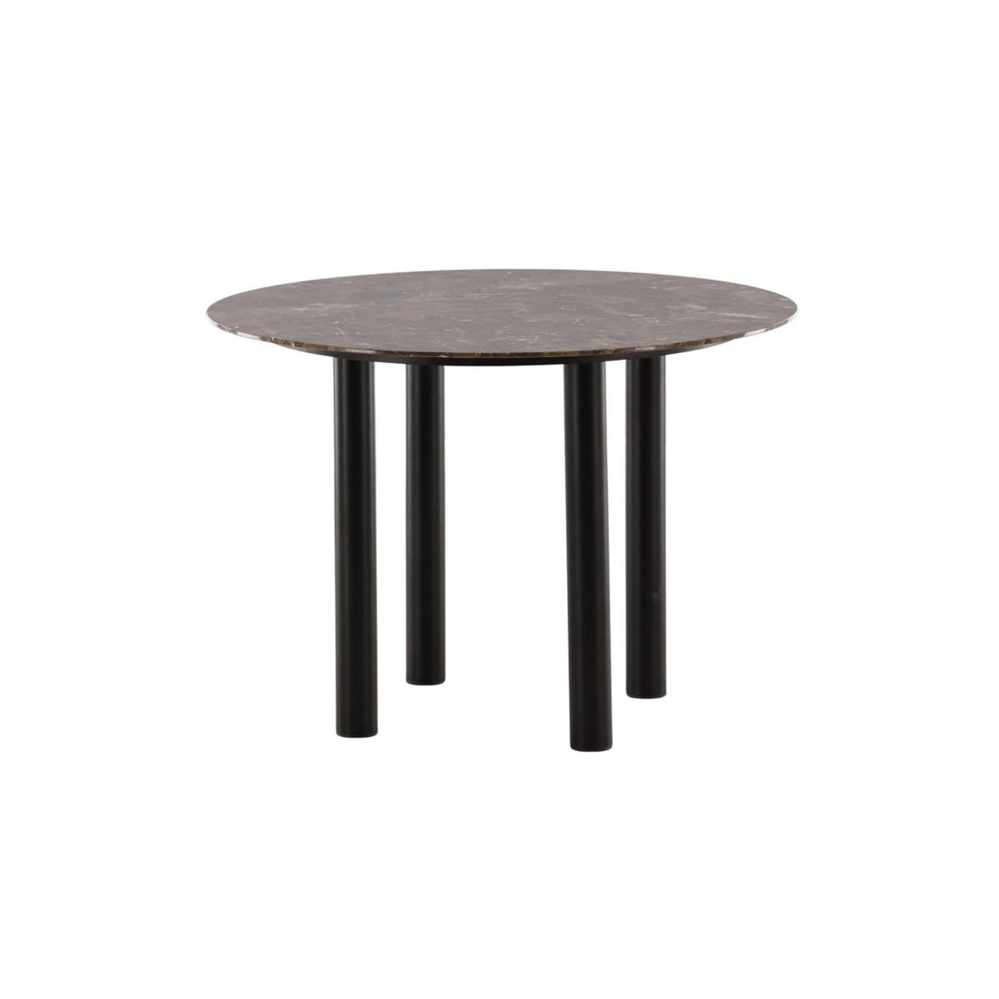 Voir la diapositive 4 : Paris Prix Table à manger ronde  havsten  106cm marron