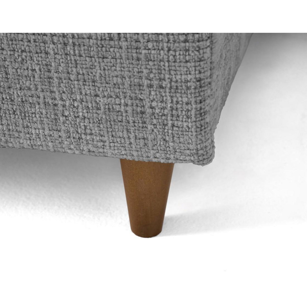 LISA DESIGN Anna - canapé d'angle gauche 5 places convertible en velours texturé