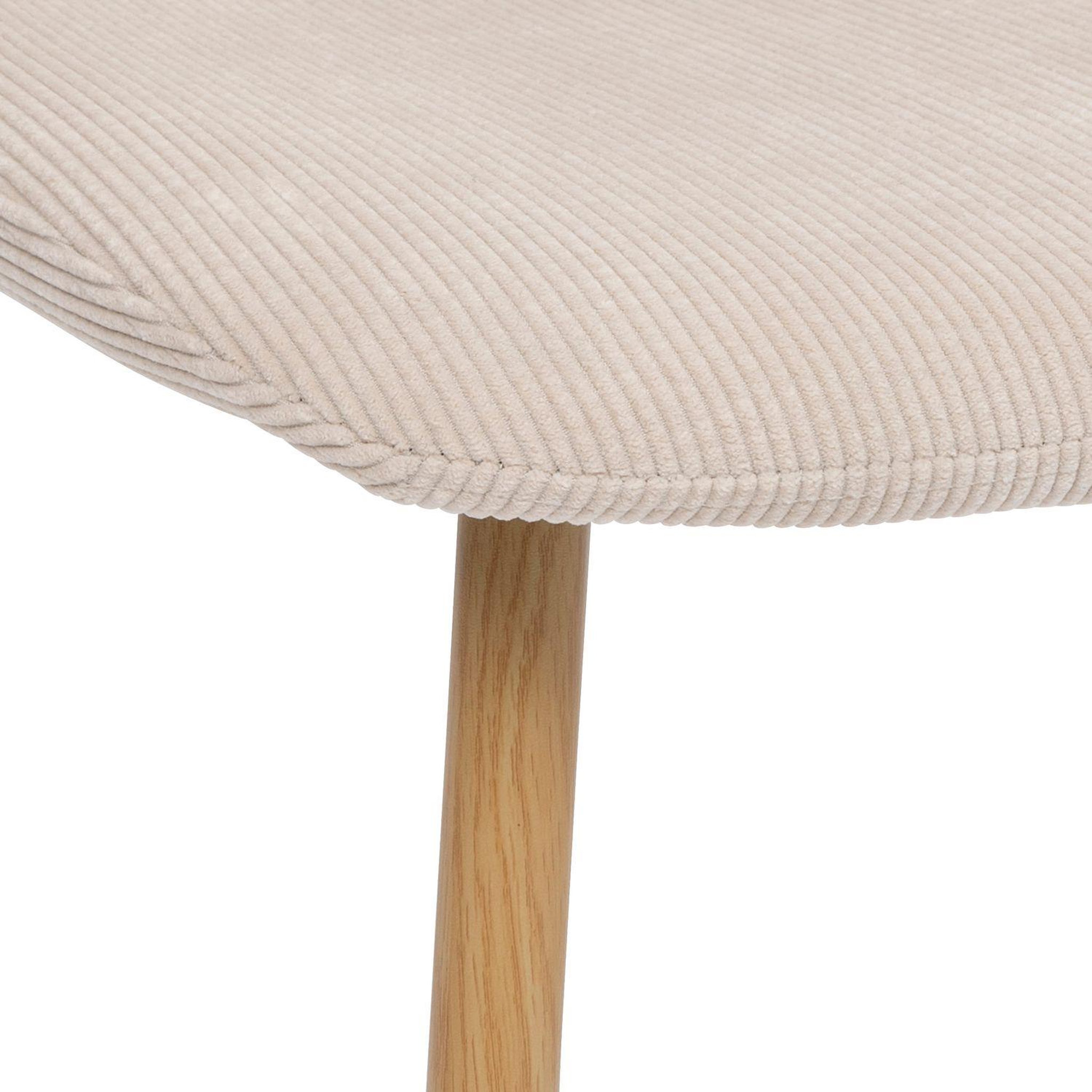Voir la diapositive 3 : ATMOSPHERA Lot de 4 chaises Loka en tissu