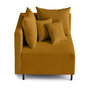 Voir la diapositive 1 : LISA DESIGN Edinburg - module d'assise d'angle gauche - en velours côtelé