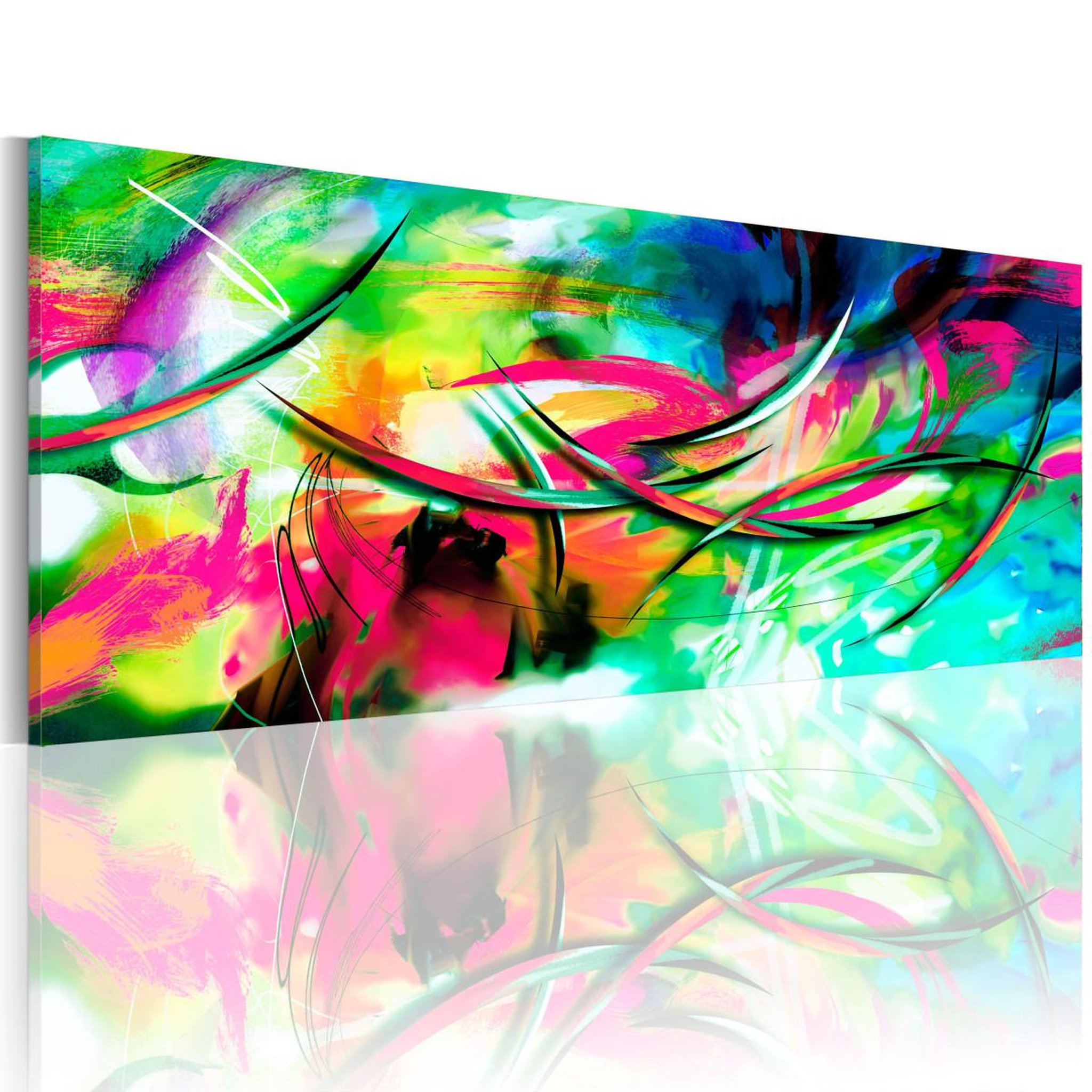 Paris Prix Tableau imprimé  madness of color. Coloris disponibles : Multicolore